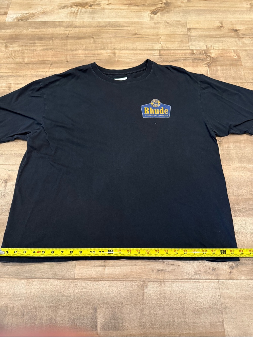 Rhude Navy and Gold Short Sleeve Tee - Picture 2 of 5